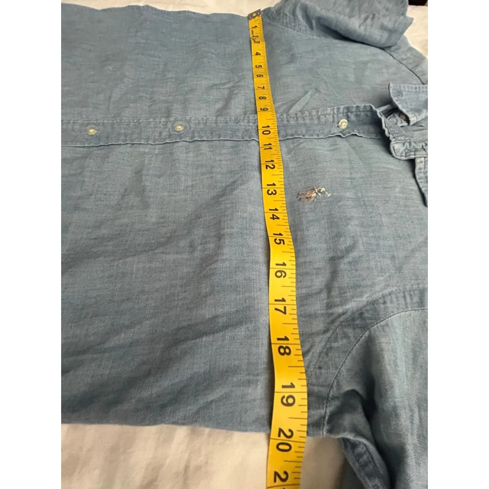 Polo Ralph Lauren Button Down Shirt Size 18 Blue